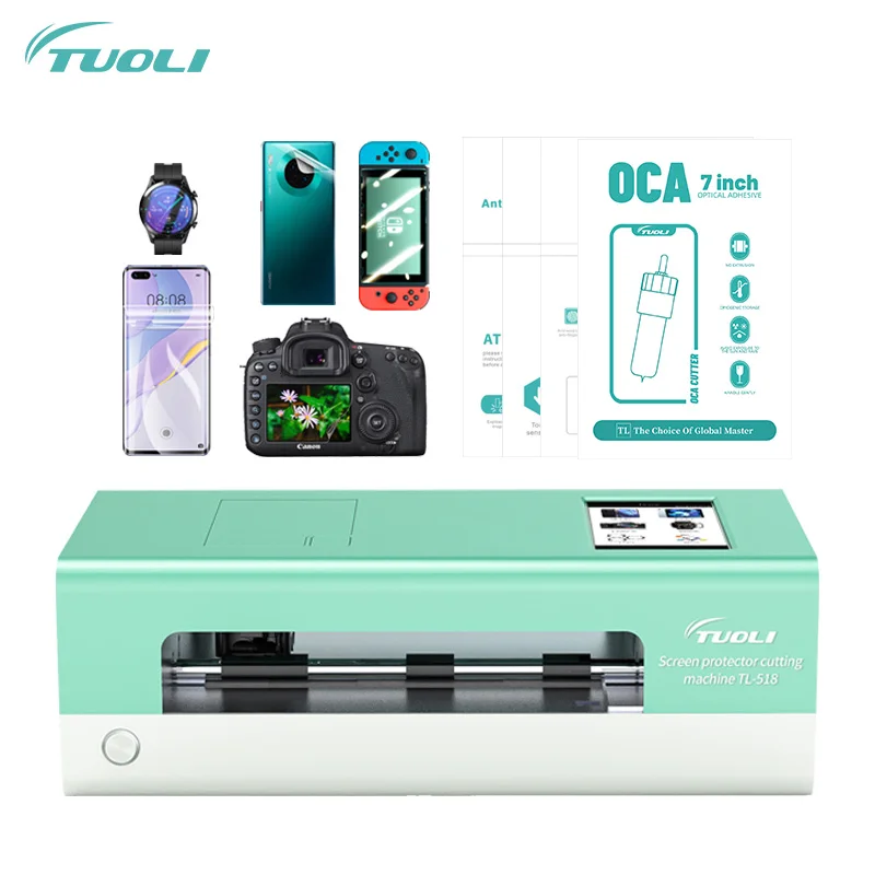 

Tuoli 518 Smart Cutter Universal Hydrogel Portable Mobile Phone Protective Film Screen Protector Cutting Machine