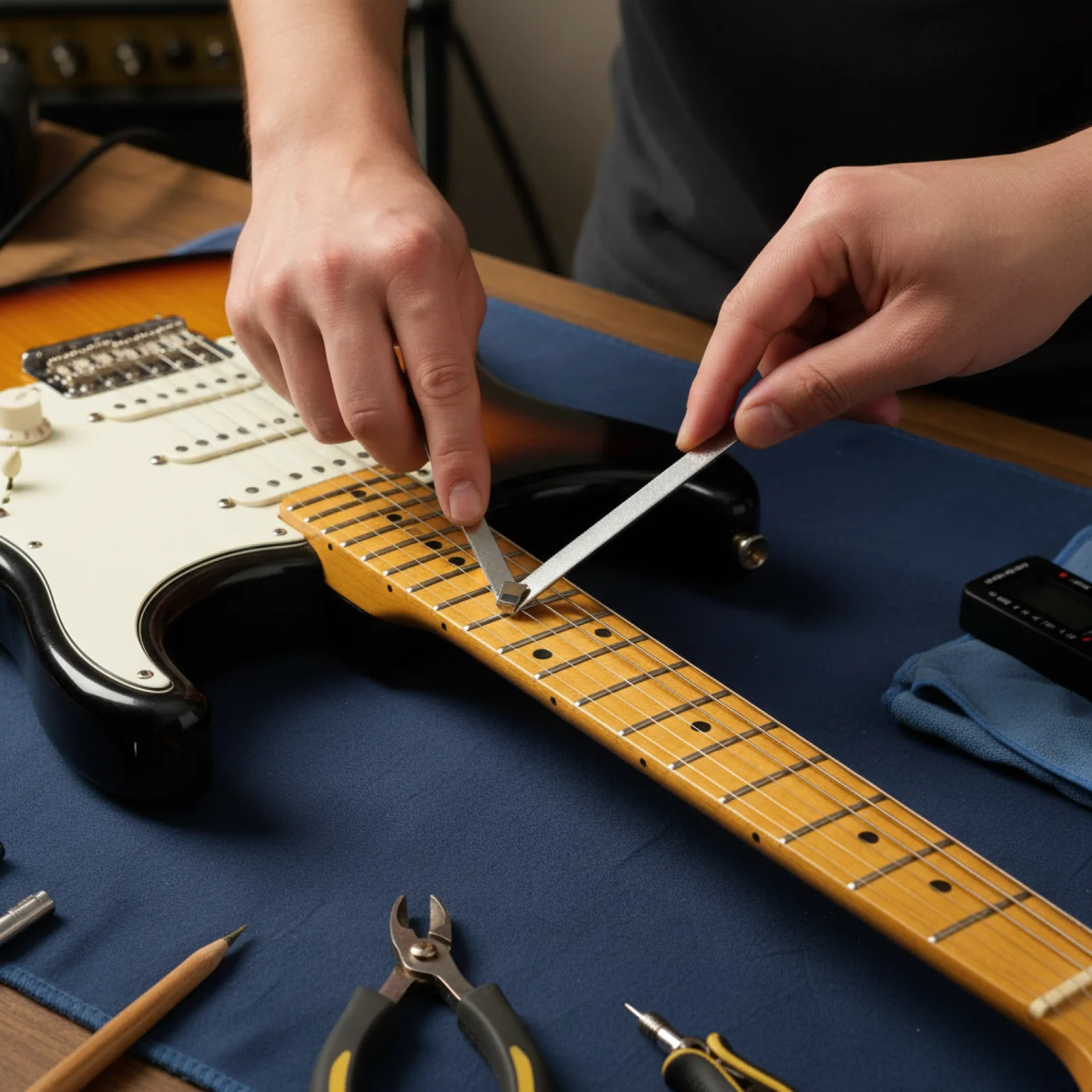 Electric Guitar Maintenance Tool Metal Truss Rod Crank Compact Spanner for Guitar Neck Adjustment and Repair Kits