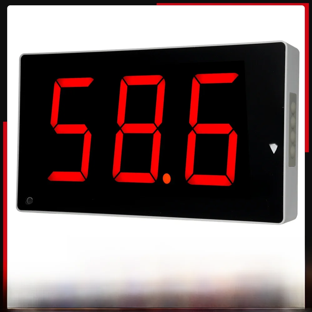 Geluidsniveaumeter met groot LCD-scherm Wandgemonteerde digitale geluidsniveaumeter Digitale geluidsmeter Decibel Monitoring Tester - afbeelding 2