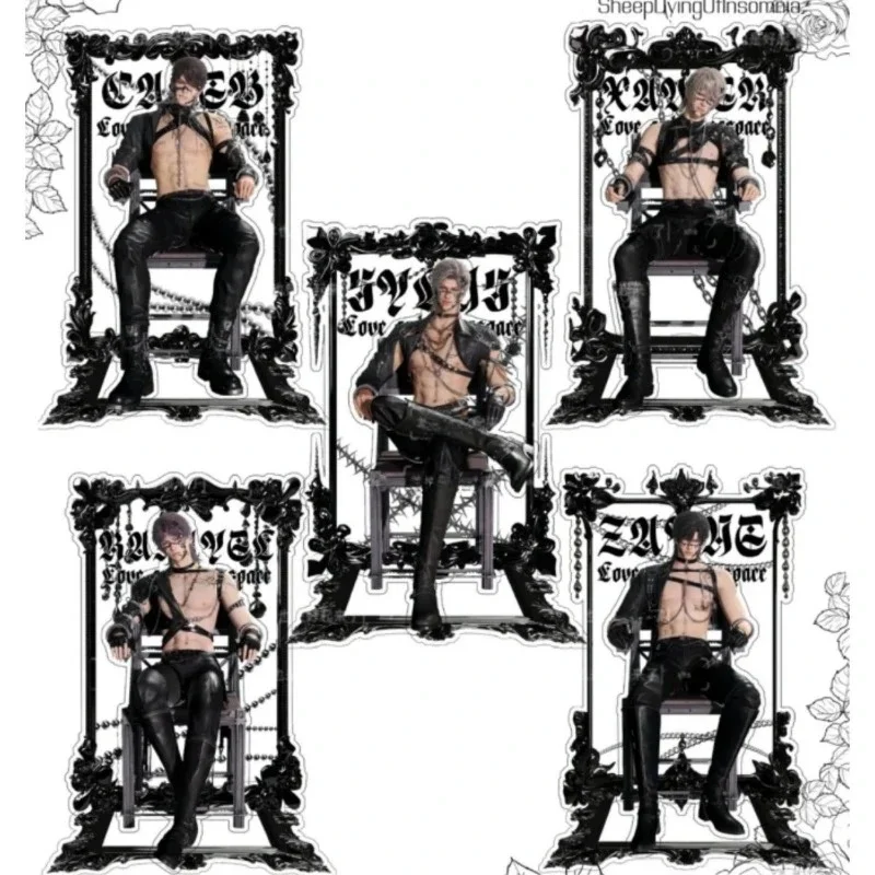 Support en acrylique pour la saint-valentin, modèle de dessin animé Love and Deepspace Xavier Sylus Caleb, décoration de table personnalisée, cadeau, nouvelle collection