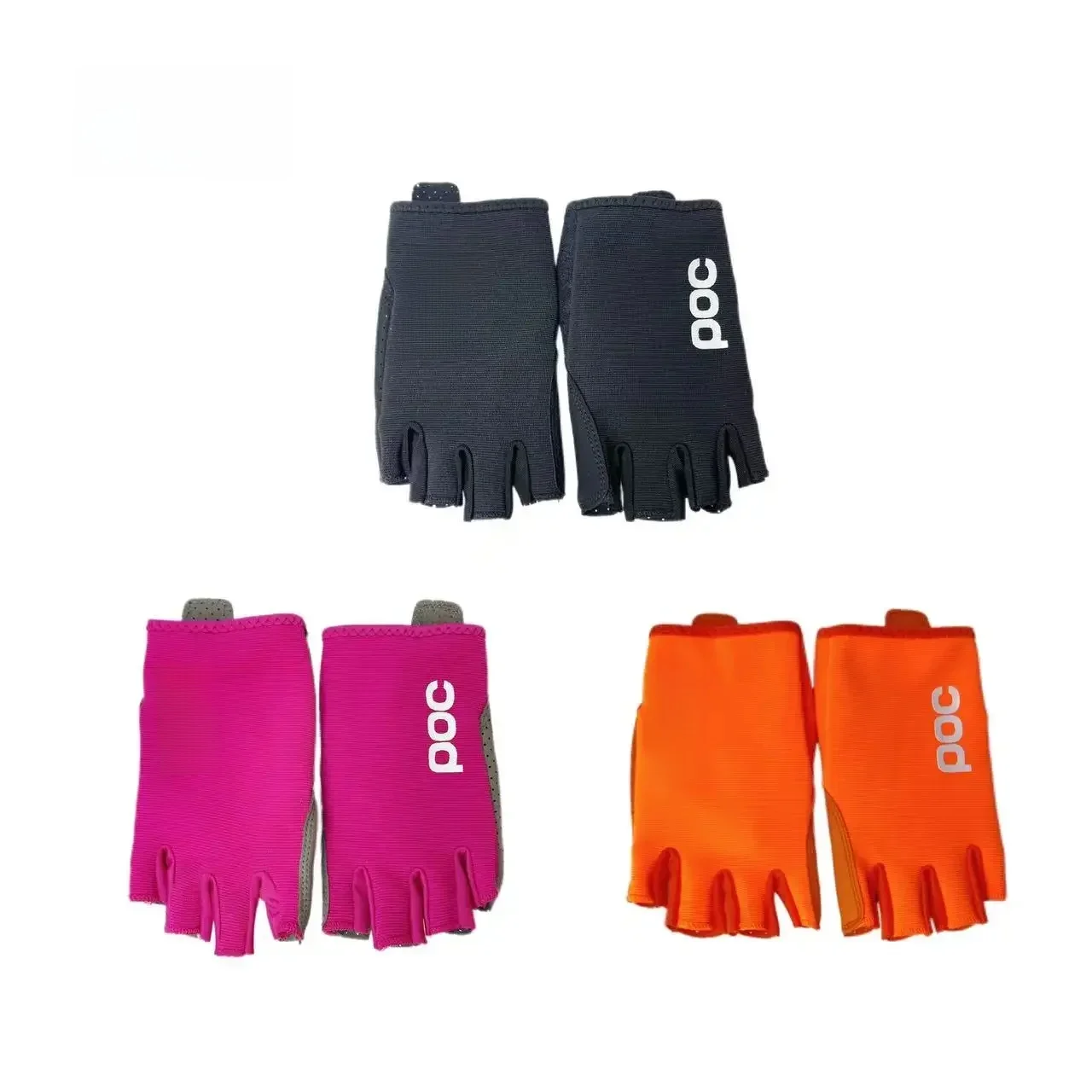 AliExpress POC New  half finger gloves for cycling motorcycle spring summer wear-resistant thick palm anti friction