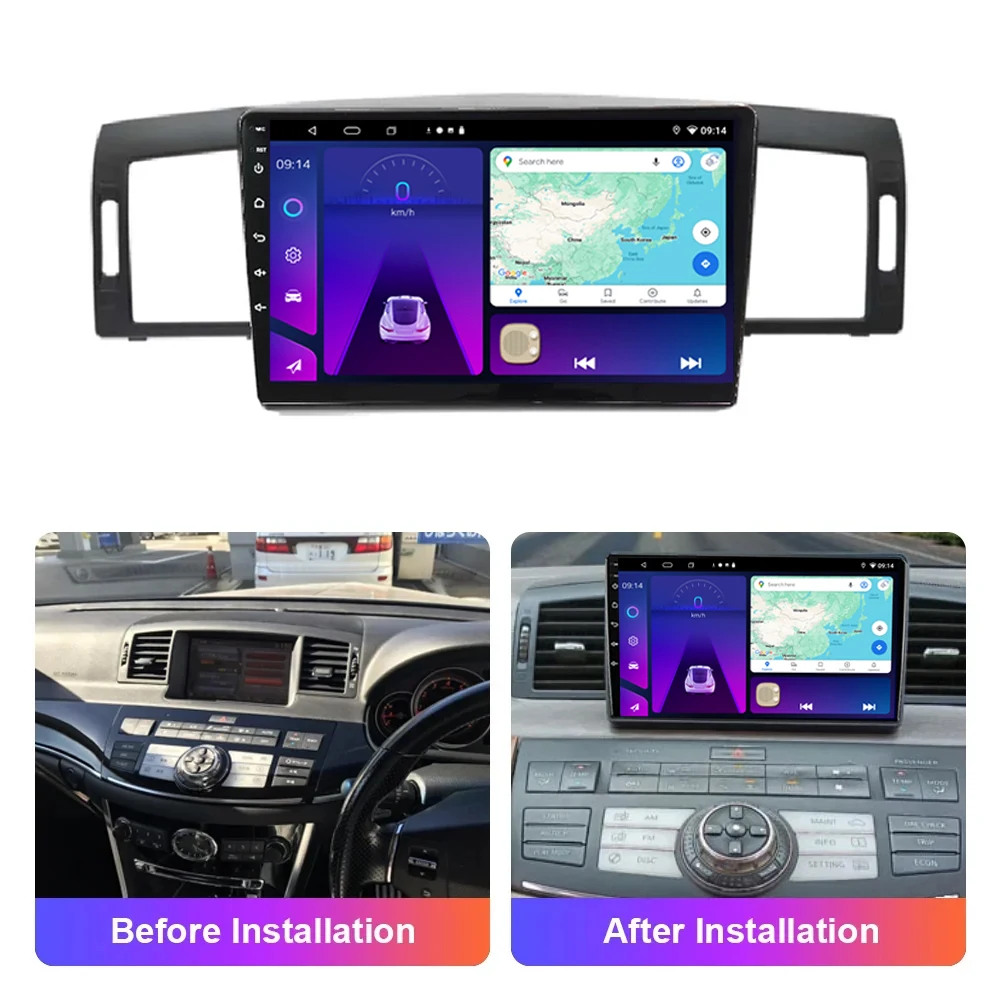 Android 13 Car Radio For NISSAN FUGA 2005-2010 For Infiniti M35 2003-2010 GPS Navigation 4G WIFI Carplay Player No DVD