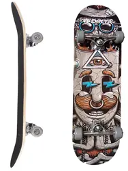 Delta Bone Wheel Above Corrected Grain Skateboard-Bnw 527 Aluminum Chassis 608z Bearing Sports Supplies