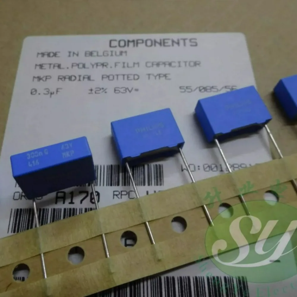 

10pcs/lot MKP416 0.3uf 63V 300nF 304 G Brand New 15mm High-Precision Film Capacitor