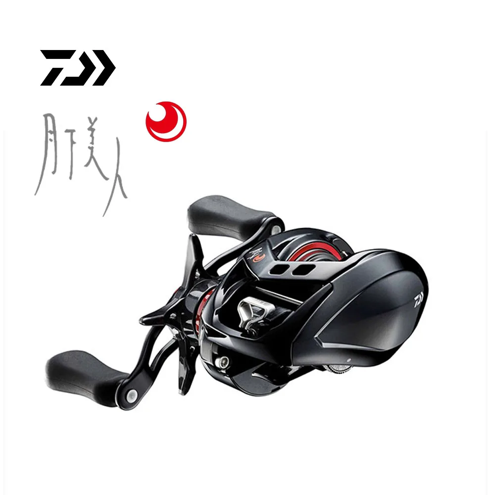 DAIWA Original Gekkabijin Moon Beauty AIR TW Baitcasting Fishing Reel 8.5:1 Gear Ratio 12/1BB Saltwater Reel Aluminum Air Spool