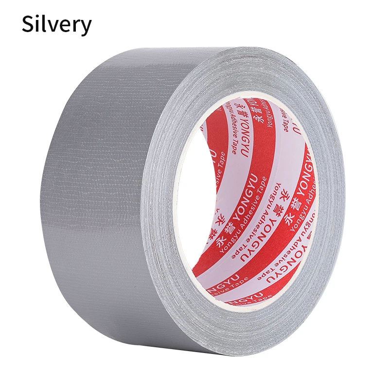 Silvery duct tape