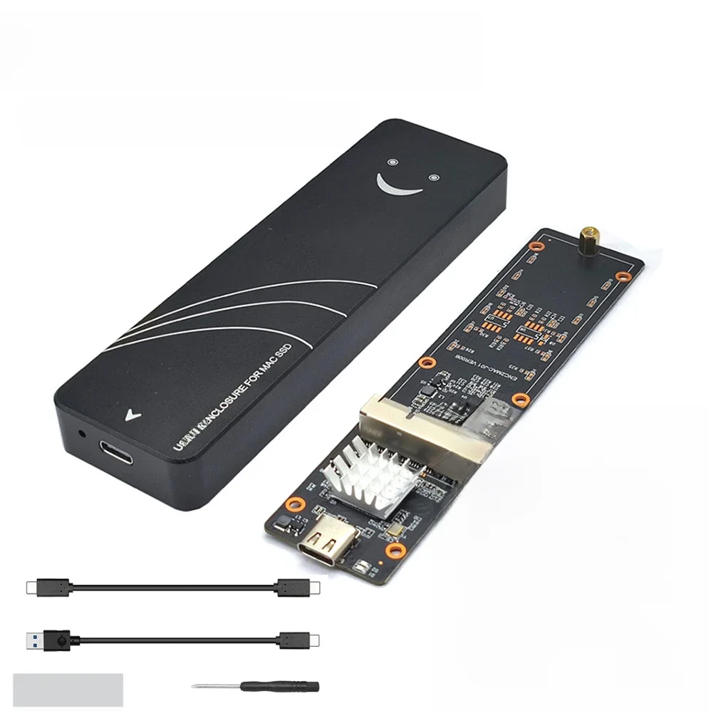 Obudowa SSD NVMe M2 do Macbooka Obudowa SSD Apple Macbook Air Pro Retina 2013 2014 2015 2016 2017 USB 3.2 do MAC M.2 Box — zdjęcie 2
