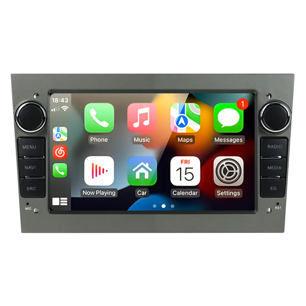 Eunavi 2Din Autoradio Multimedia Voor Opel Vauxhall Astra Antara Meriva Vivaro Combo Signum Vectra Corsa Draadloze CarPlay Auto - afbeelding 2