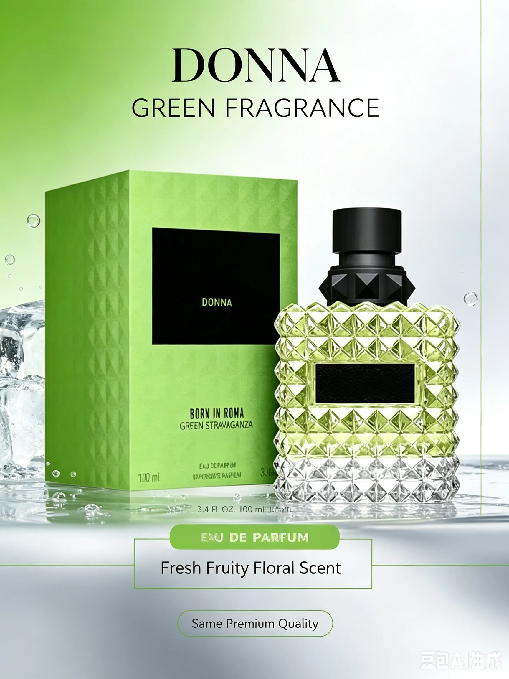 Donna Born in Roma Green Strav - Home Fragrance Bergamot recension och pris