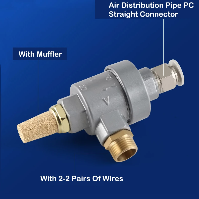 Elettrovalvola Air Release Valve XQ Quick Exhaust Valve Pneumatic Quick Exhaust Valve XQ171000/XQ170600/XQ171500 Cylinder Speed-Up Acce Pneumatica — dettaglio 3