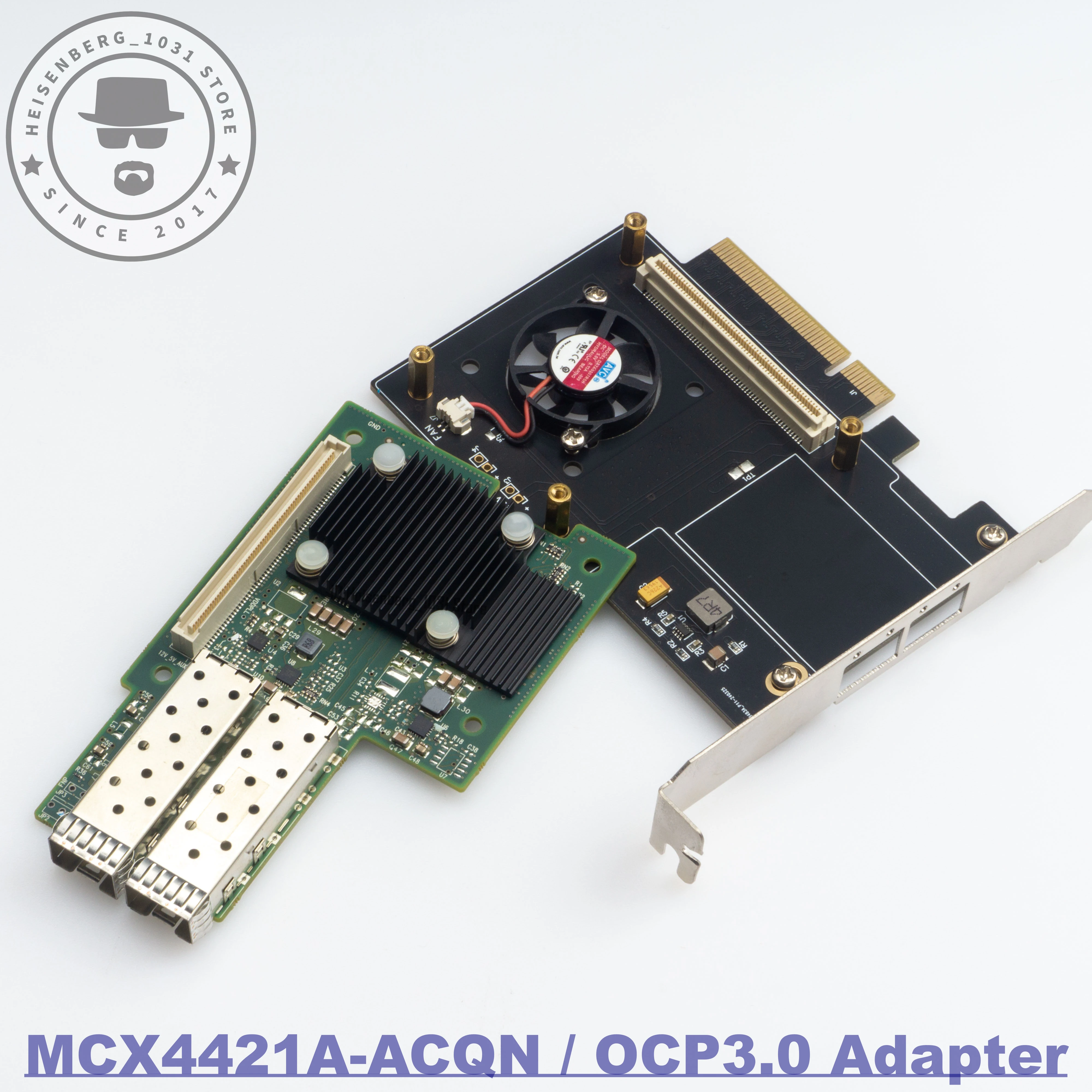 

Комплект сетевого контроллера Mellanox ConnectX-4 Lx 25G с двумя портами SFP28 OCP3.0 и адаптера PCIe MCX4421A-ACQN для серверов и домашних лабораторий