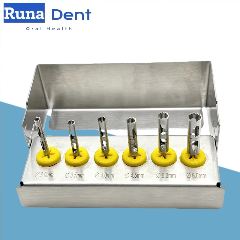 

Dental Implant Kit Long Shank Surgical Instruments Drill Bur with Stopper for Precise Oral Surgery