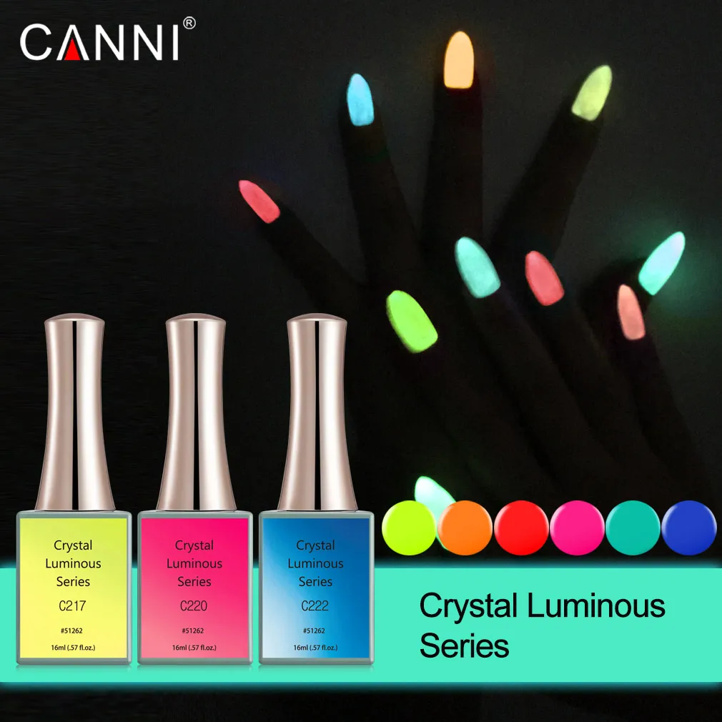 Venalisa Supply 16ml Gel Nail Polish CANNI Morandi Color Series Pink Pastel Varnish Luminous Glow in the Dark Nail Manicure Gel