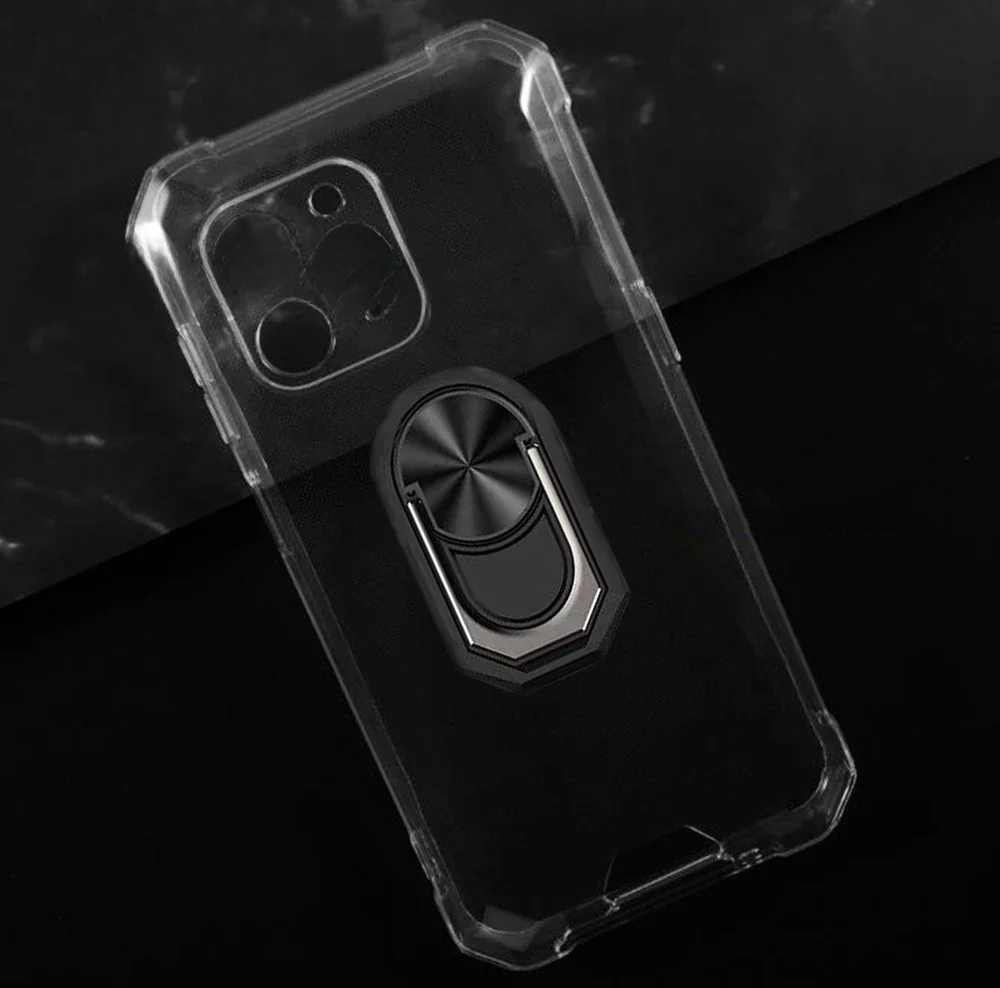 Dla Blackview BV5300 Plus Pro BV5300Pro BV5300Plus tylny uchwyt pierścieniowy uchwyt etui na telefon Smartphone TPU miękka pokrywa silikonowa — zdjęcie 2