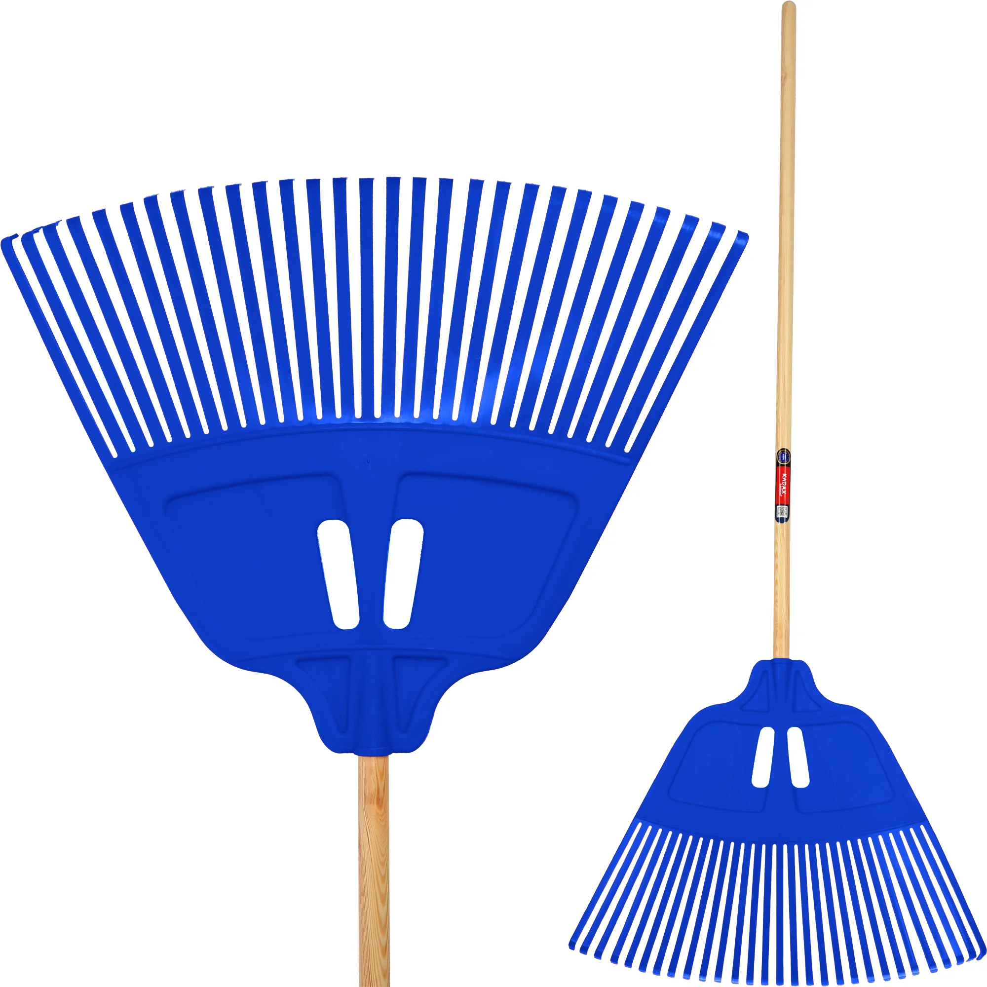 Kadax Hark Met Houten Grasblad Schacht 170Cm