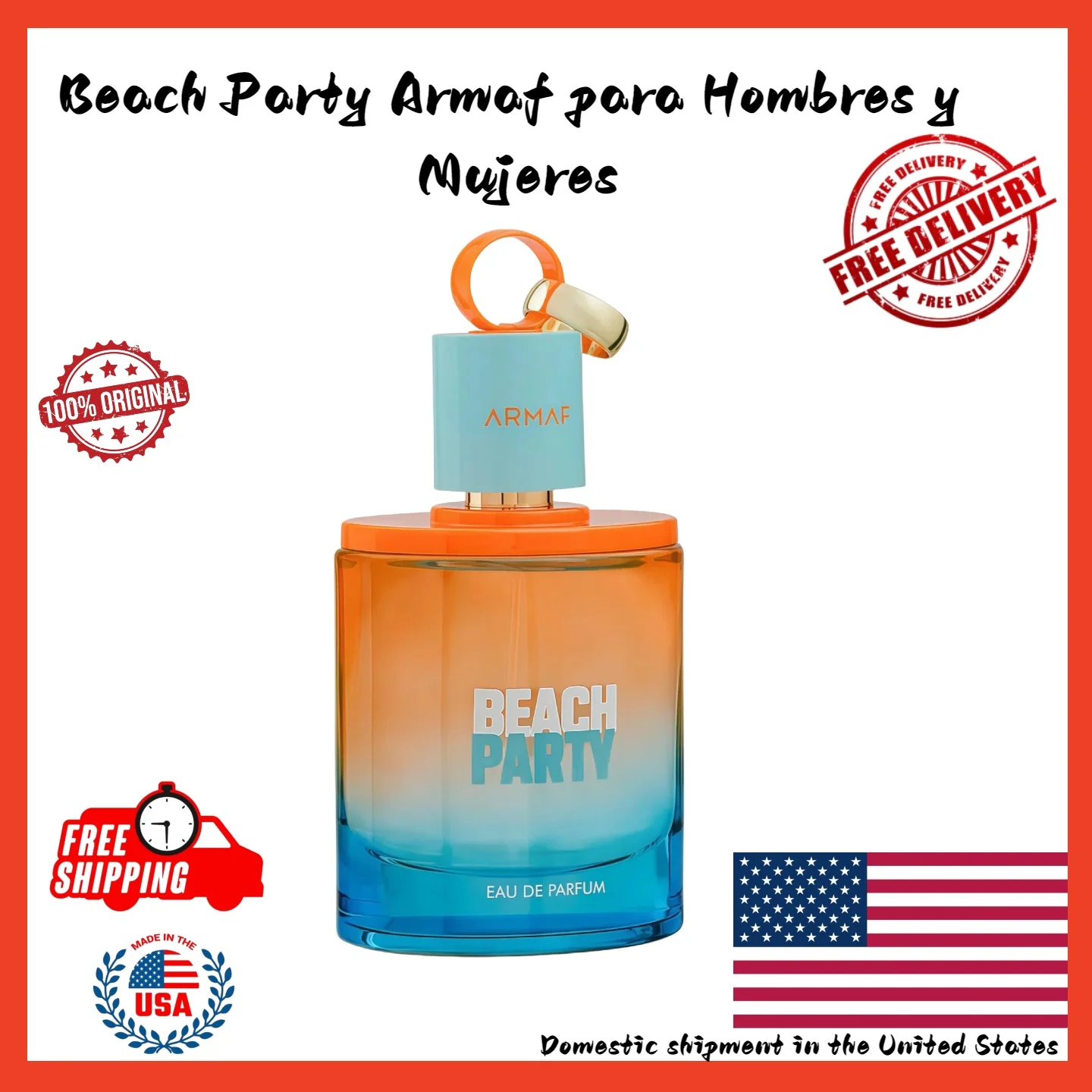 

Armaf Beach Party Unisex Eau De Parfum 100ml Long-lasting fragrance, a must-have birthday gift.