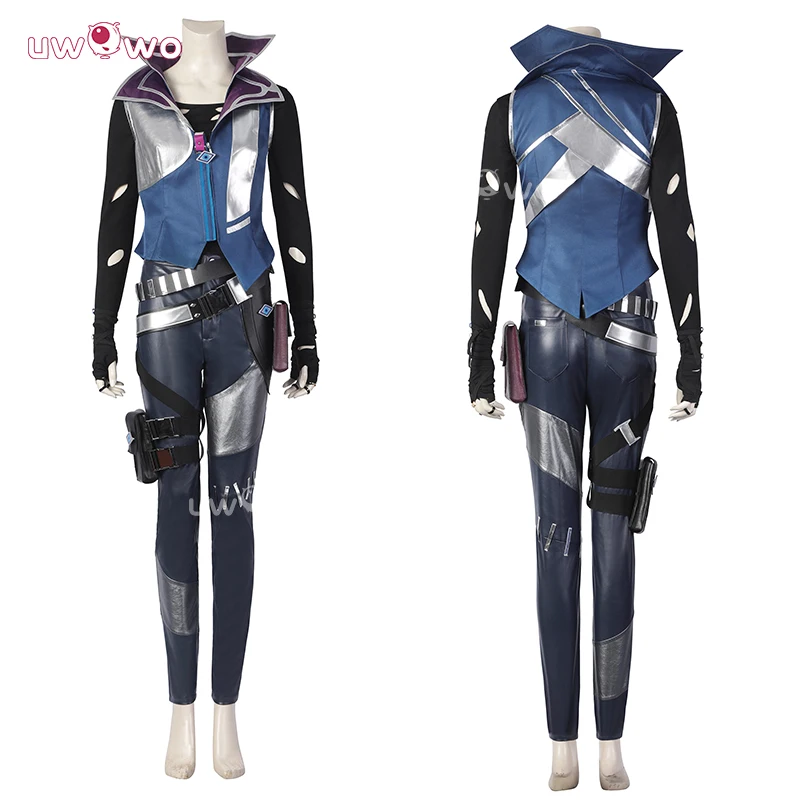 

UWOWO Collab Series:Game Valorantt Fade Cosplay Costume Halloween Costumes Suit