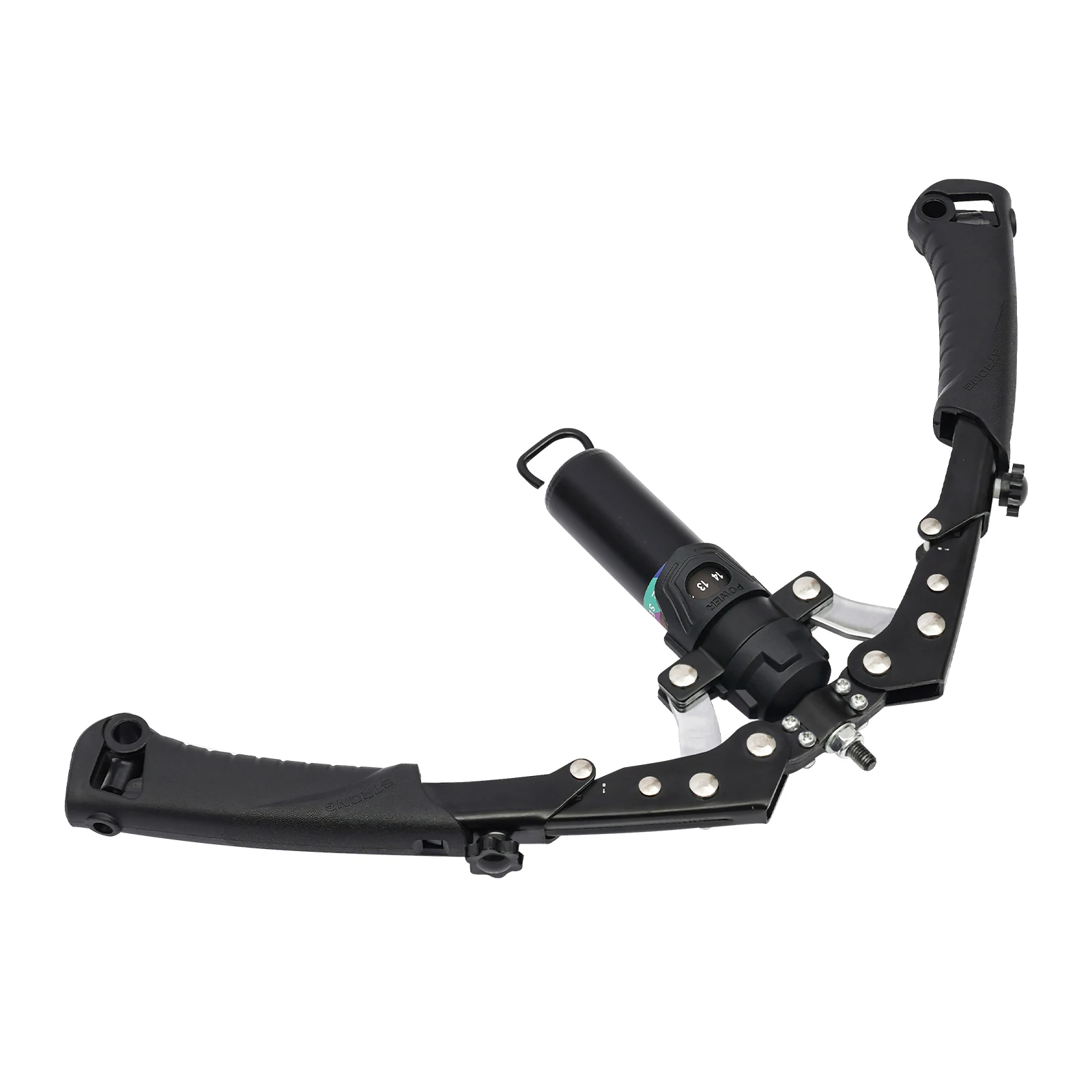 Arm Blaster attrezzatura per l'allenamento dell'avambraccio-pulsante di rotazione idraulico Twister regolabile 22-440lbs, acciaio al carbonio addensato nero