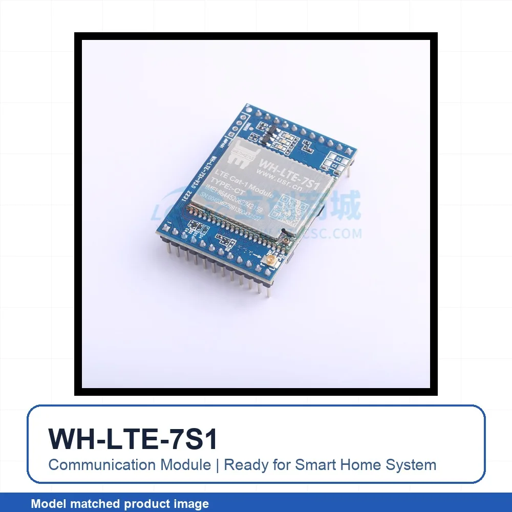 1pcs WH-LTE-7S1 DIP-24 LTE GPRS UART SIM 3.4V 4.2V 5V 16V Cellular LTE Communication Module for Smart Home System