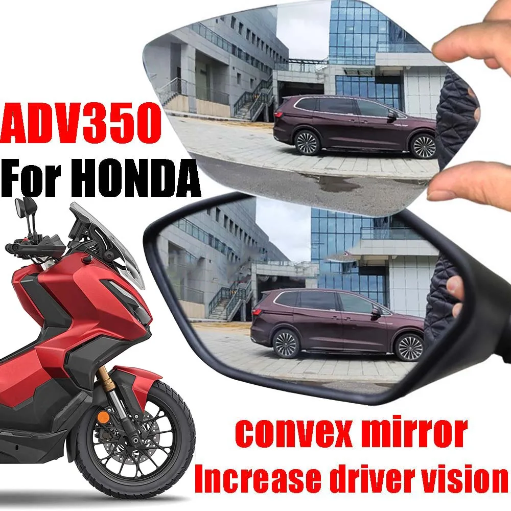 For HONDA ADV 350 ADV350 2022 Accessories Convex Mirror Rearview Mirrors Side Rear Mirror Increase Field View Vision Lens Parts