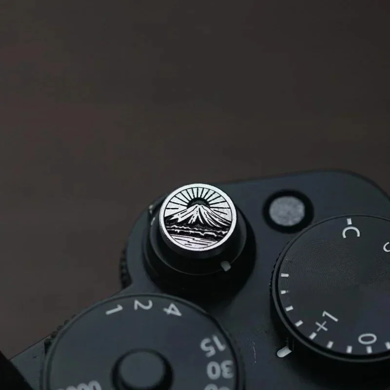 Metalowy przycisk migawki z miękkim uchwytem, osłona gorącej stopki do Sony A7C2 Fujifilm XT50 X100VI Xhalf XM5 XE4 Nikon ZF Leica — zdjęcie 2