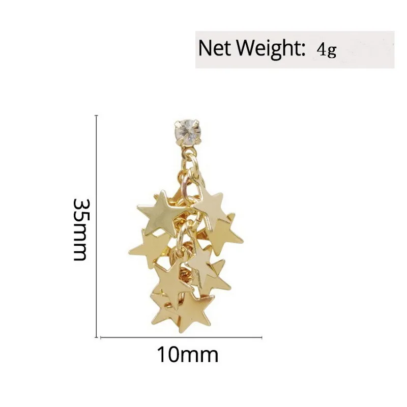 Vergoldete Kristallblatt-Quasten-Tropfenohrringe für Frauen, glänzende Zirkon-Blume, baumelnde Ohrringe, Hochzeit, Schmuck, Geschenk, Y2k – Detail 30