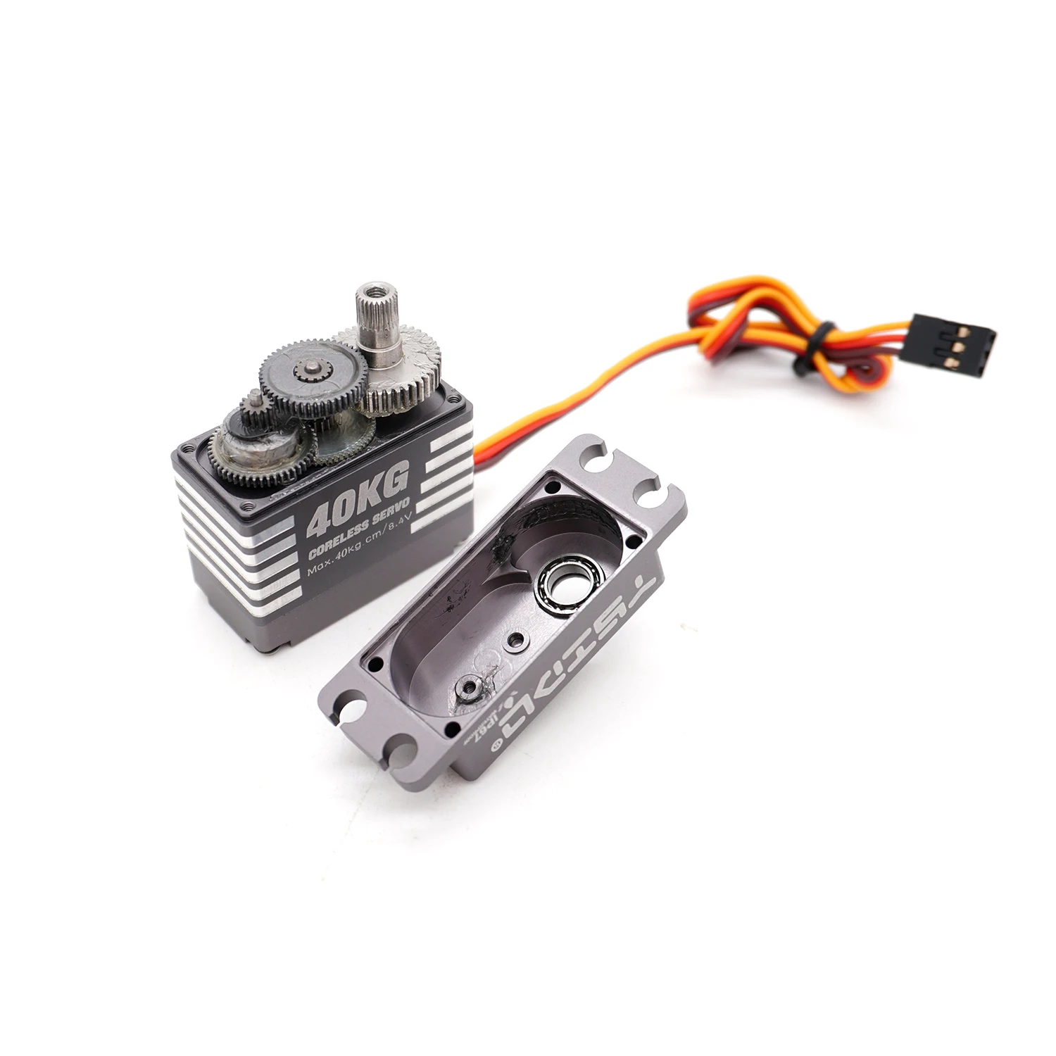 1/8 1/10 RC Automodel Onderdelen Waterdicht IP67 Servo SD40MG 40KG 180 °   Digitale servo Volledig aluminium behuizing Servo roestvrijstalen tandwiel