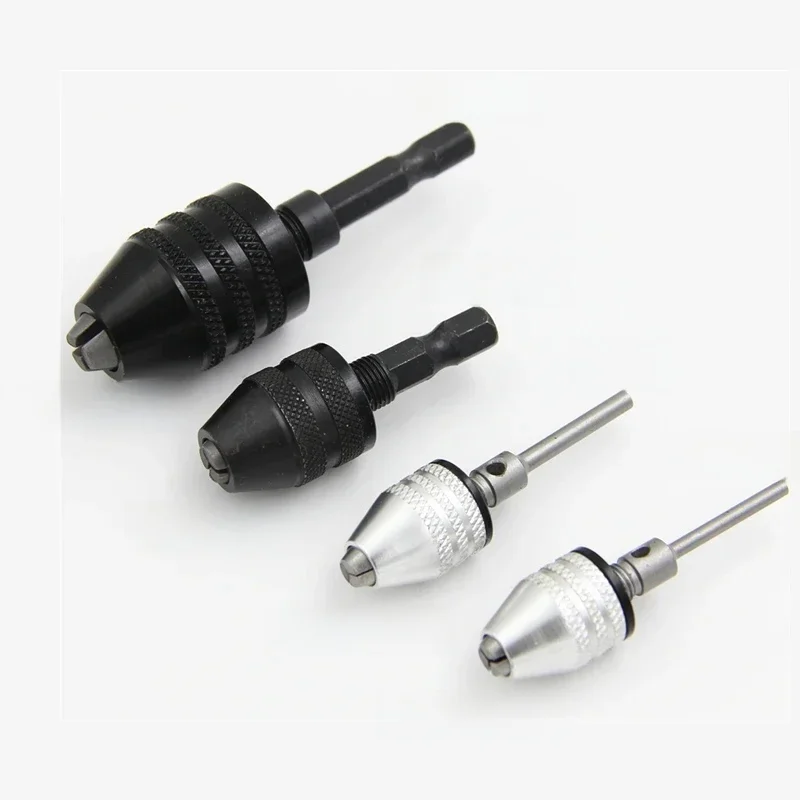 Szybkowymienny uchwyt wiertarski bezkluczowy Adapter z chwytem sześciokątnym Narzędzie 1 szt. 0,3-8 mm 6,35 mm — zdjęcie 2