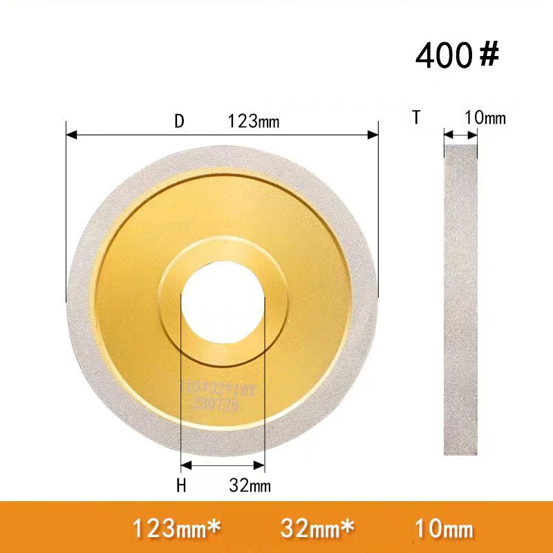 Imagem -04 - Broca de Aço de Tungstênio Rebolo Rebolo Máquina de Afiar Faca Chanfro Brasado Fresa
