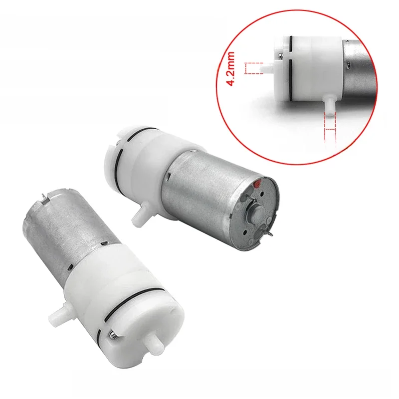 370 Mini pompa powietrzna 3.7V 6V 12V elektryczny mikro próżniowy silnik wspomagany do przyrząd kosmetyczny leczenia laktator hałasu 65db — zdjęcie 2