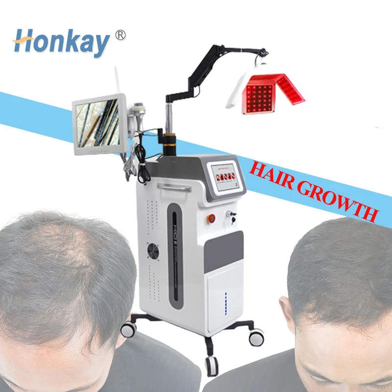 

High Frequency Hair Growth Machine LLLT Technology 650nm Diode Laser Hair Regrowth Anti Hair Loss Treatment Beauty Salon Device