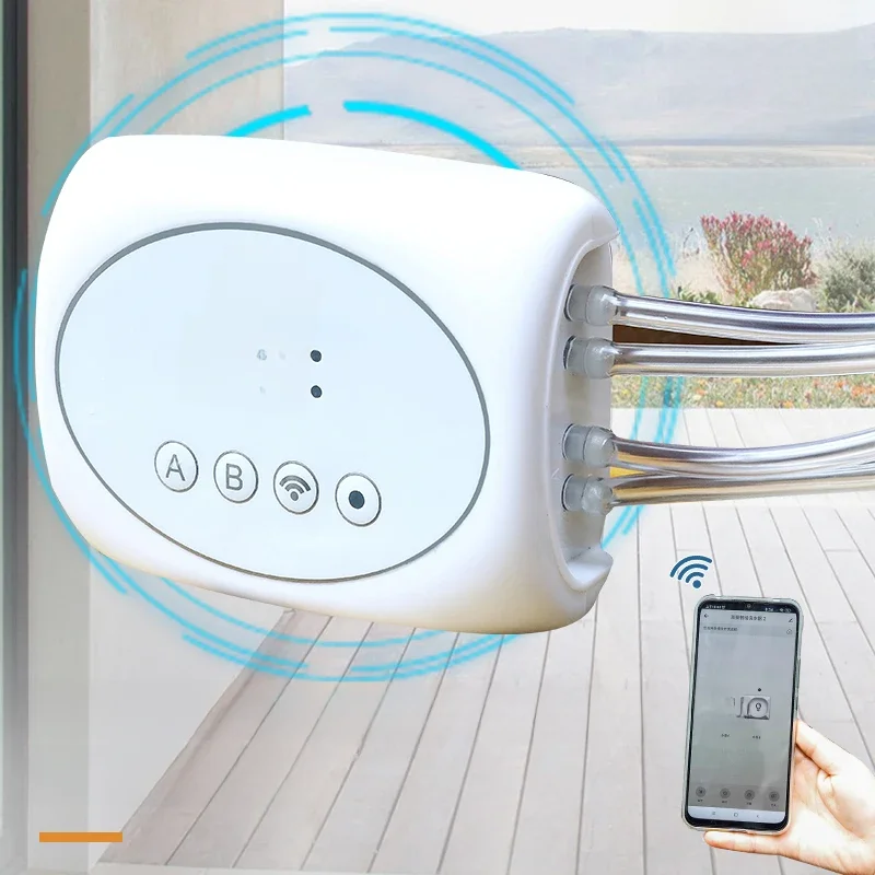 WiFi Smart Garden Irrigation Controller Plant Automatisch druppelirrigatiesysteem Kit Mobiele telefoonbediening Watering Timer-apparaat - afbeelding 2