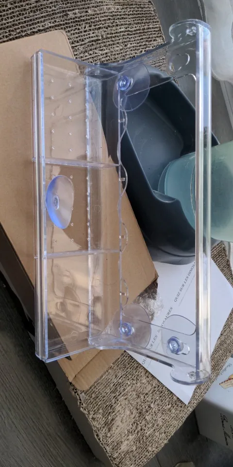 Window Bird Feeder for Outdoors, Clear Bird Feeders Window Mounted with Strong Suction Cups, Transparent Bird House Outside Wild photo review