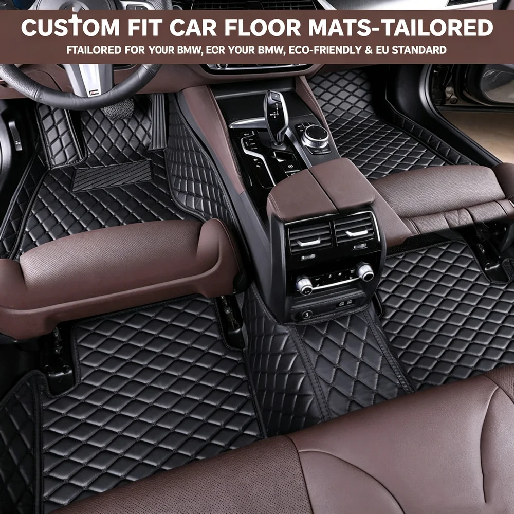 Tapis de sol auto sur mesure toutes saisons pour Citroën C4 X Hybrid A41 2023-2026 5 places HEV PHEV, antidérapants, imperméables, couverture complète, résistants à l'usure, en cuir, tapis de sol de voiture, doublures de véhicule personnalisées