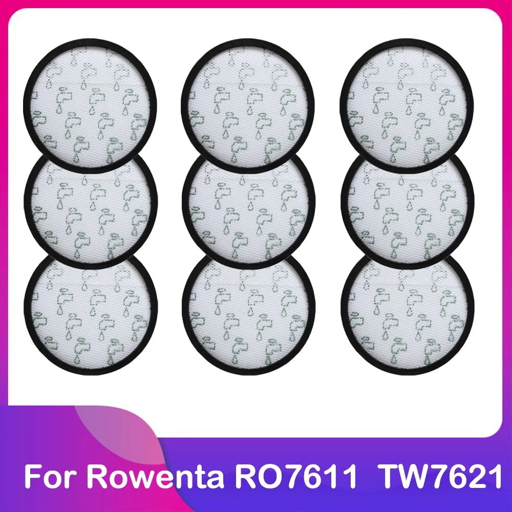 For Rowenta Silence Force Cyclonic 4A Series RO7611 RO7634  RO4825EA TW7621 TW7647 ZR903701 Hepa Pre Filter Replacement Spart