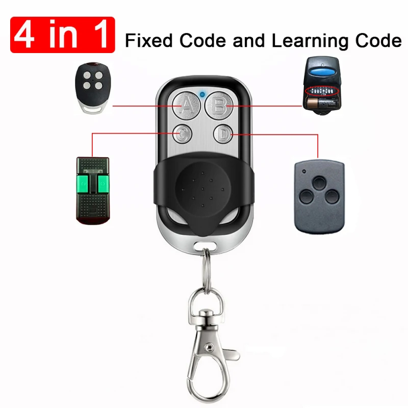 Imagem -04 - para Key 900 Txb 42 42n 44 Txg 44 Txp 42 42n Garage Porta Controle Remoto 433mhz Código Fixo Transmissor de Mão Cloner