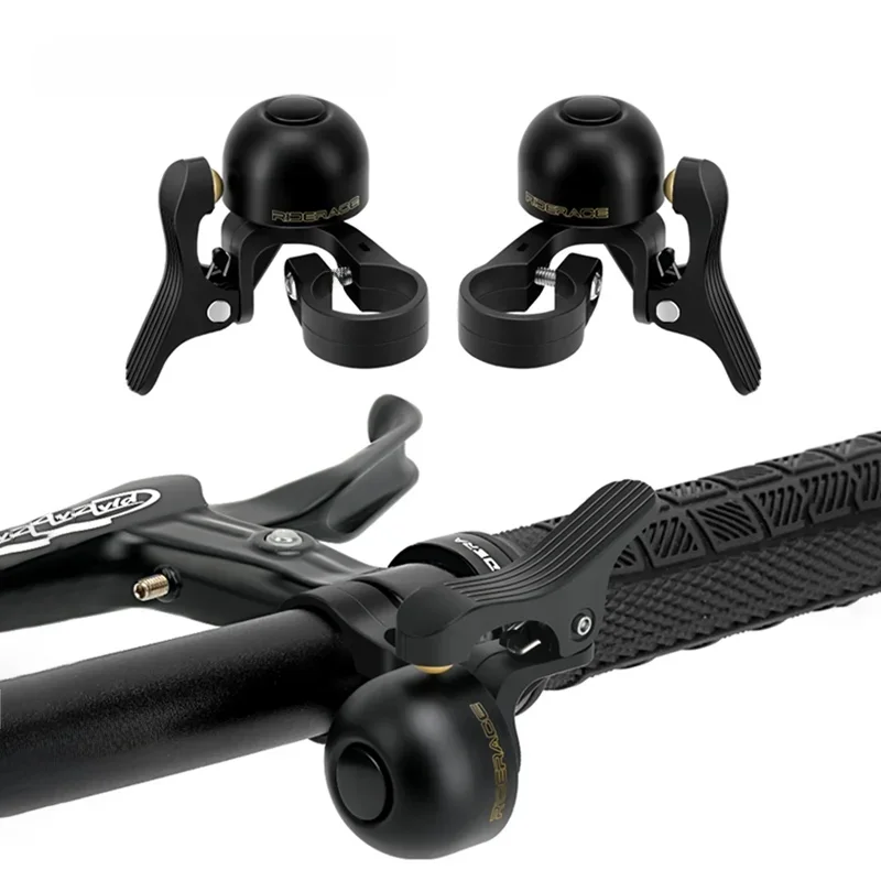 AliExpress riderace Bicycle Bell Clear Long Sound Horn Copper MTB Road Bike Handlebar Bell Safety Warning Alarm For 22.2mm Cycling Accessories