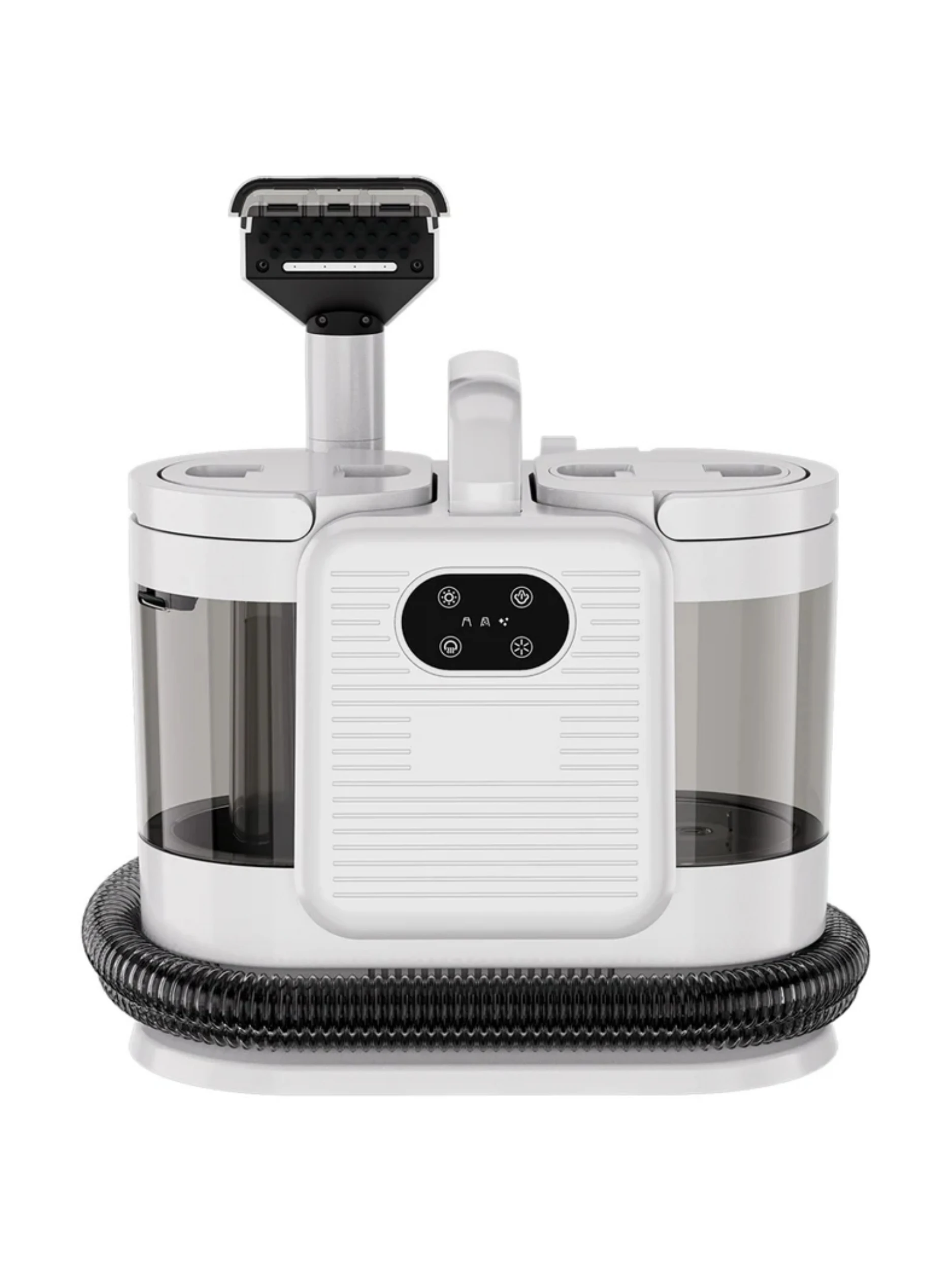 CROSIKO C988 Dampfreiniger für Polster und Teppiche – 1650 W Hochtemperaturdampf, 20 kPa maximale Saugleistung, Doppeltank, 5 m Kabel, für Sofas