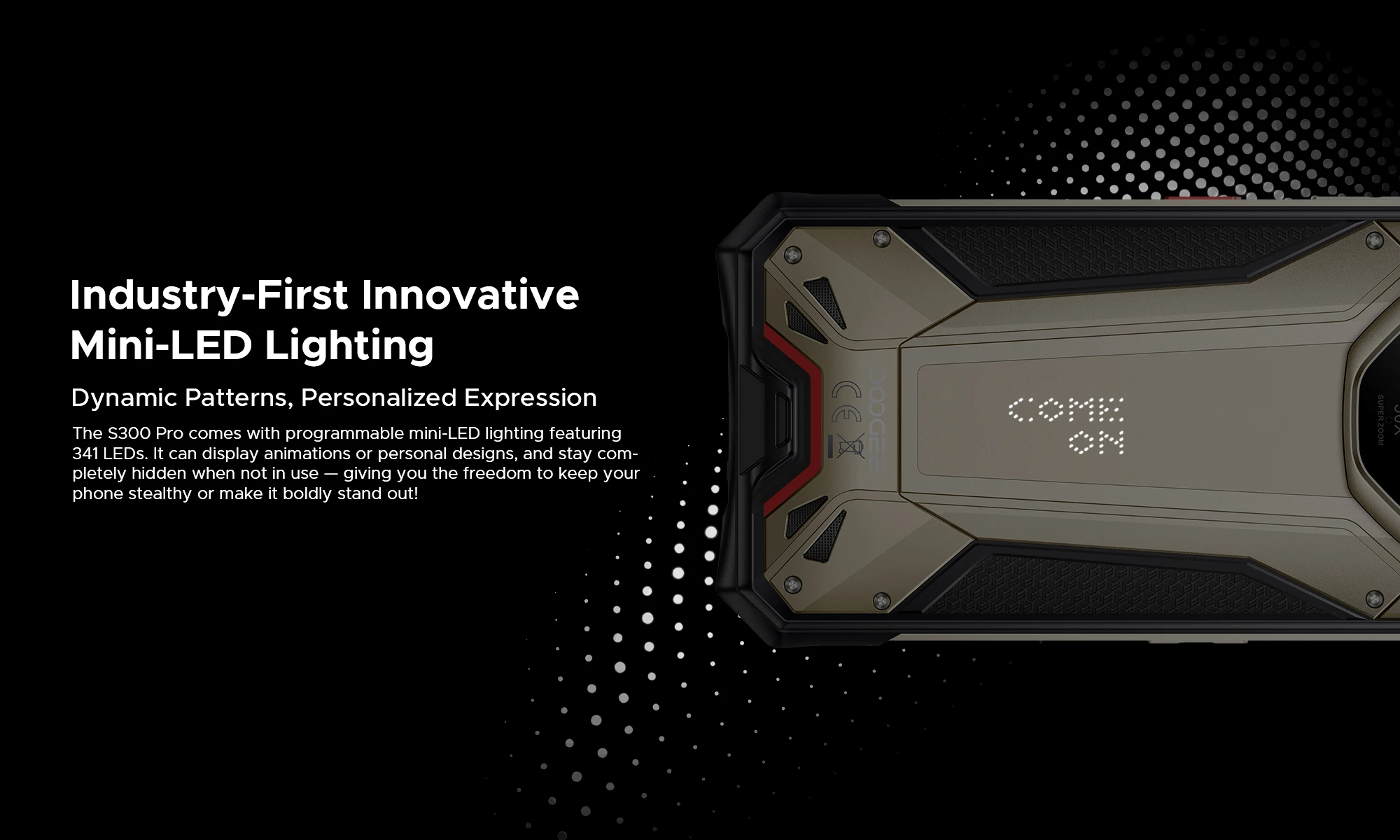 DOOGEE S300 Pro Rugged Smartphon 5G 6.78" FHD+ Dimensity 8300 Octa-core 48GB+512GB 11000mAh 200MP 66W Android16 NFC Mobile Phone