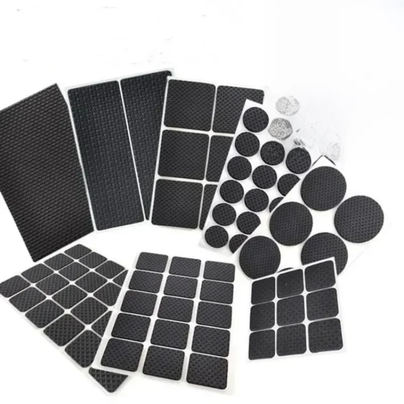 2-48Pcs Zagęszczające samoprzylepne nóżki do mebli Filcowe podkładki pod krzesła Wyciszenie antypoślizgowe Maty podłogowe Maty ochronne przed zarysowaniami — zdjęcie 2