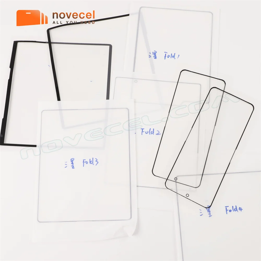 2pcs For Samsung Galaxy Z Fold 7 6 5 3 4 2 F966 F956 F946 F936 LCD Screen Fold Film CPI Flexible Film Screen Display Refurbish