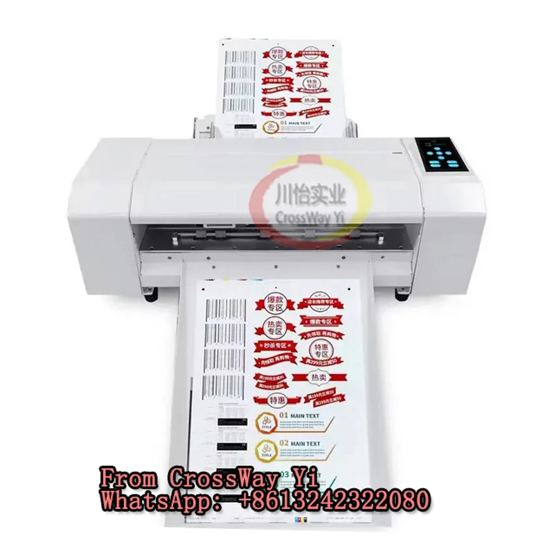 Label Die Cutting Machine Digital Automatic Paper Cardboard Cutter Die Cutting Machine