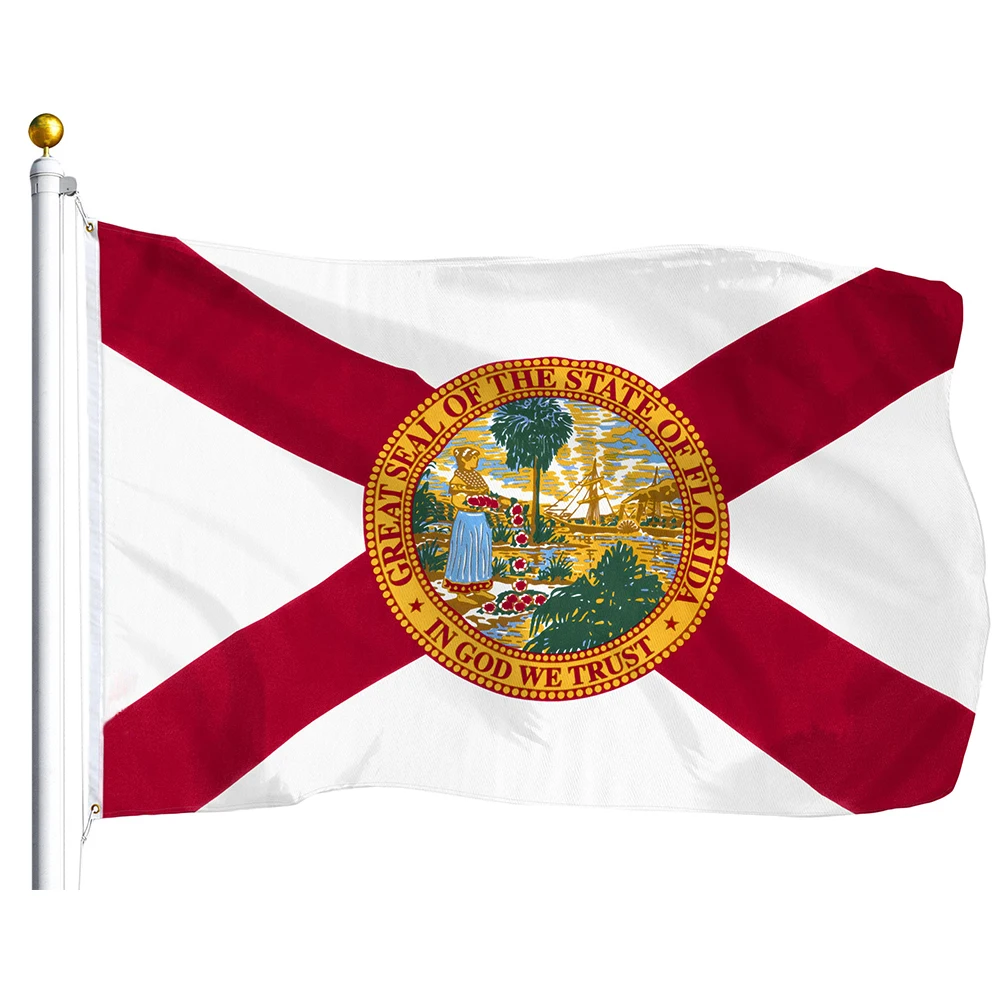 Directly Delivery 100% Polyester Florida FL State Flag