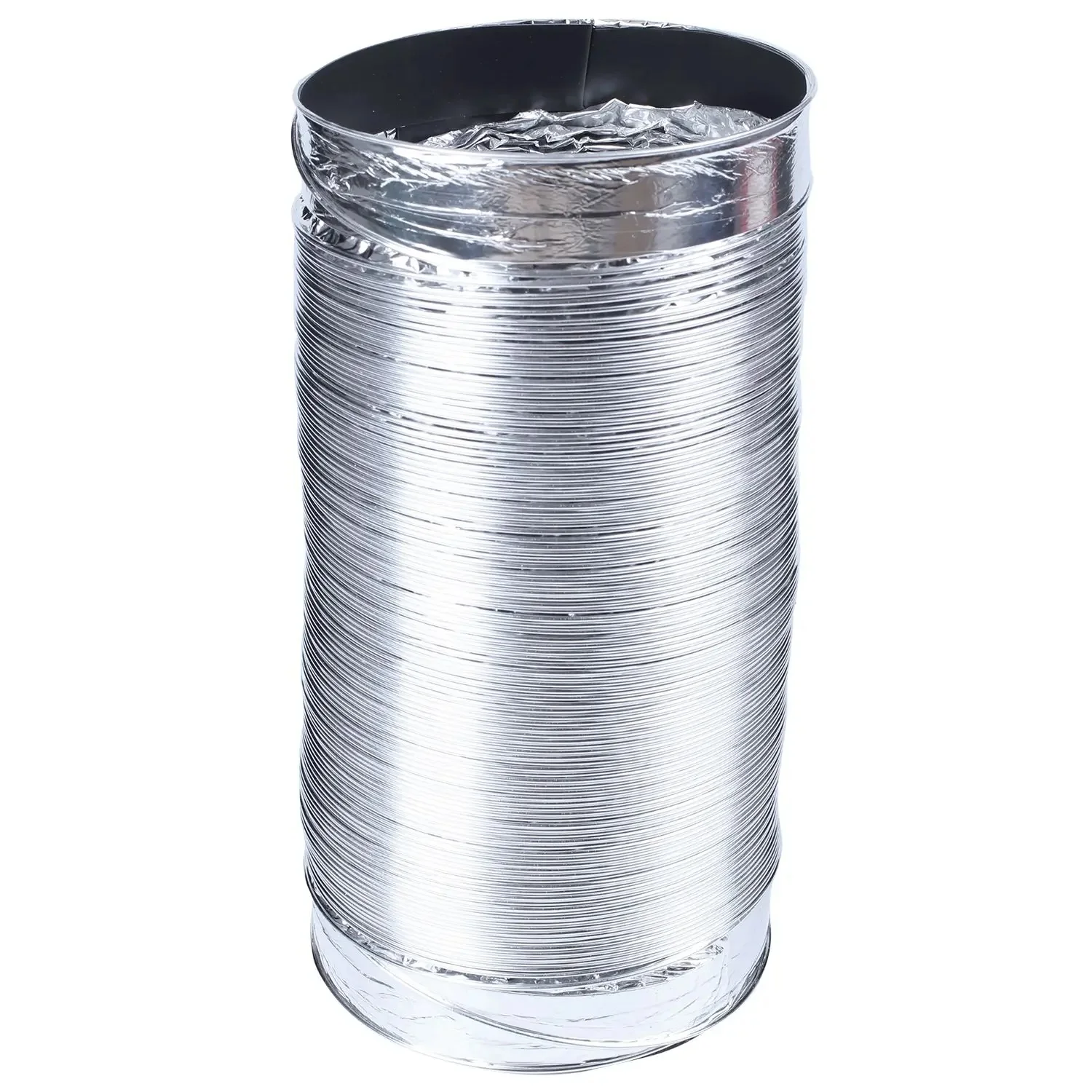 3 metry długości 100Mm/4 Cal świeży System wentylacyjny elastyczny aluminiowy elastyczna rura wydechowy wentylacja powietrza wąż rurowy do łazienki — zdjęcie 2