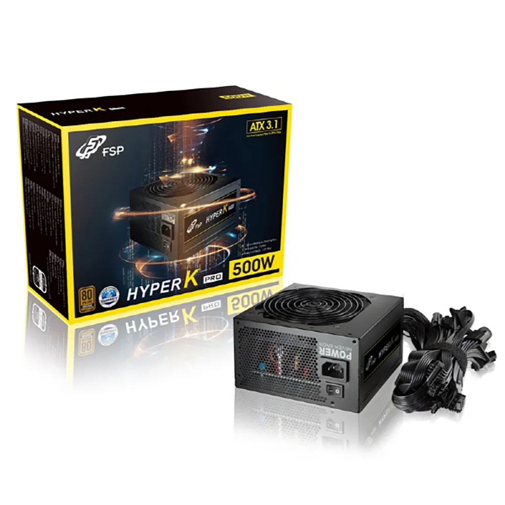 FSP HYPER K PRO 500W Bronze EU ATX3.1 (Black)