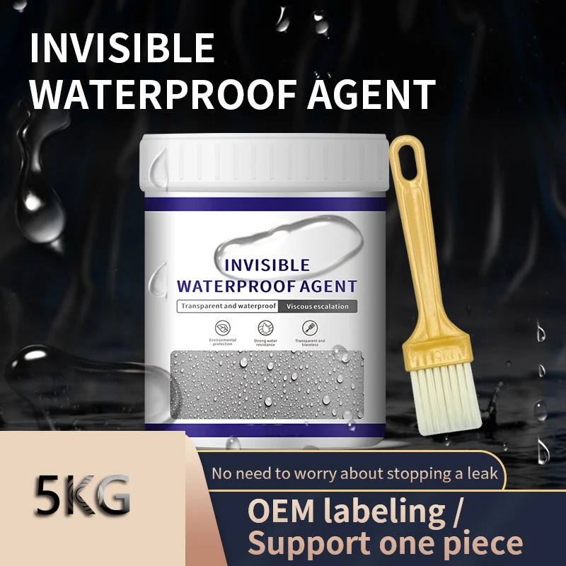 

5KG Nano Coating for Roofing Waterproofing, Wall Waterproofing and Damp-proofing Transparent Waterproofing Coating for Bathrooms