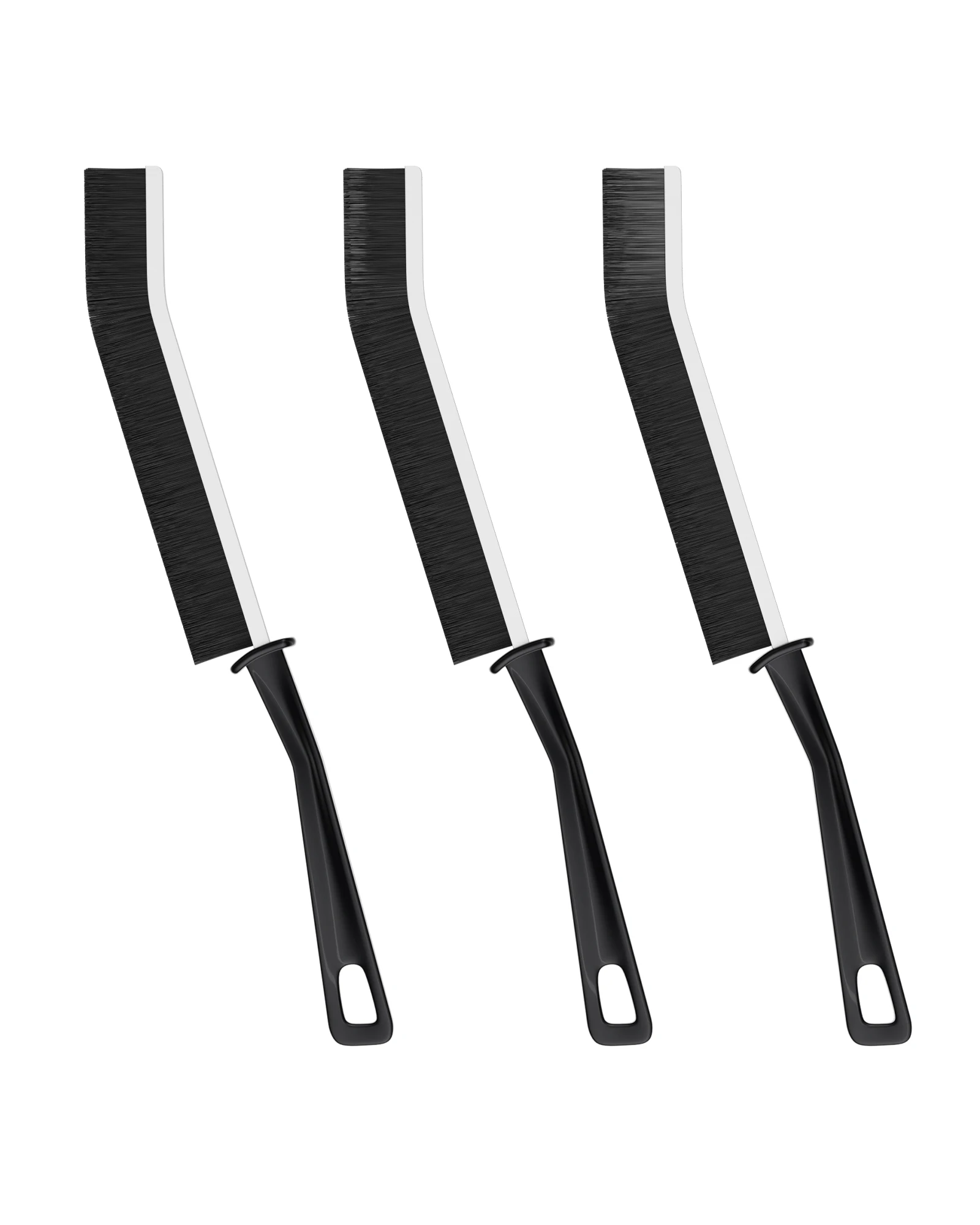 Set di detergenti Oak & Tea Niches Trigger sporco a setole dure da 3 pezzi per piastrelle, finestre e giunti per auto