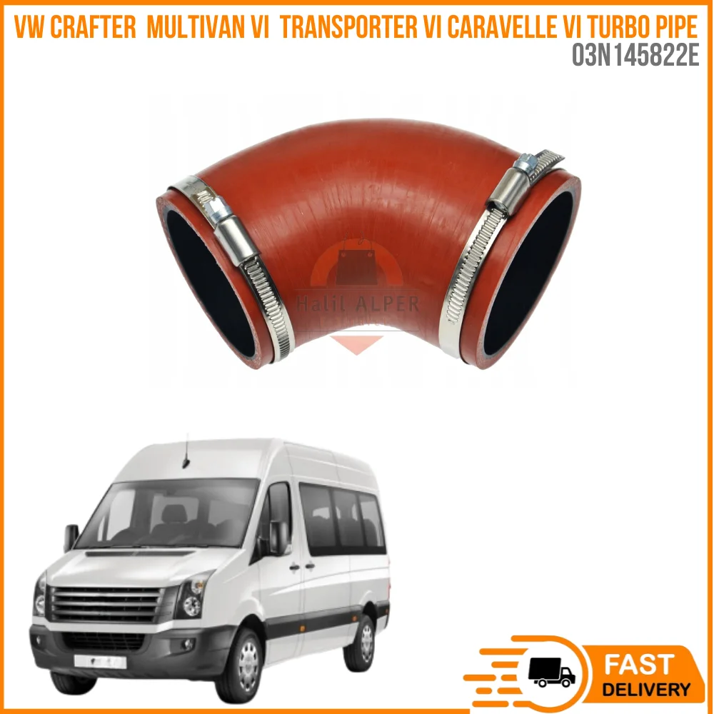 

FOR VOLKSWAGEN CRAFTER MULTIVAN VI TRANSPORTER VI CARAVELLE VI TURBO PIPE 03N145822E HIGH QUALITY CAR PARTS