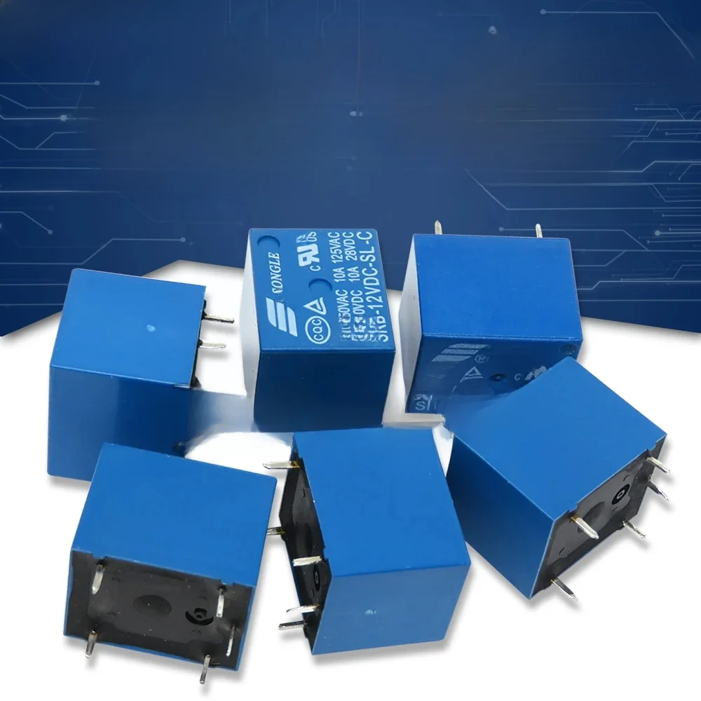 Przekaźniki SRD-03VDC-SL-C SRD-05VDC-SL-C SRD-06VDC-SL-C SRD-09VDC-SL-C SRD-12VDC-SL-C 3V 5V 6V 9V 12V 24V 48V 10A 250VAC 5PIN — zdjęcie 2
