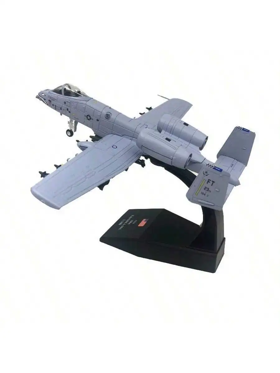 

A-10 Thunderbolt Attack Aircraft Model, Warthog Fighter, Alloy Material, Detailed Replica, Detachable Stand, Military Collectibl